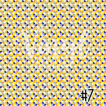 Blue and Orange Patterns