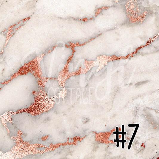 Rose Gold Marble 07
