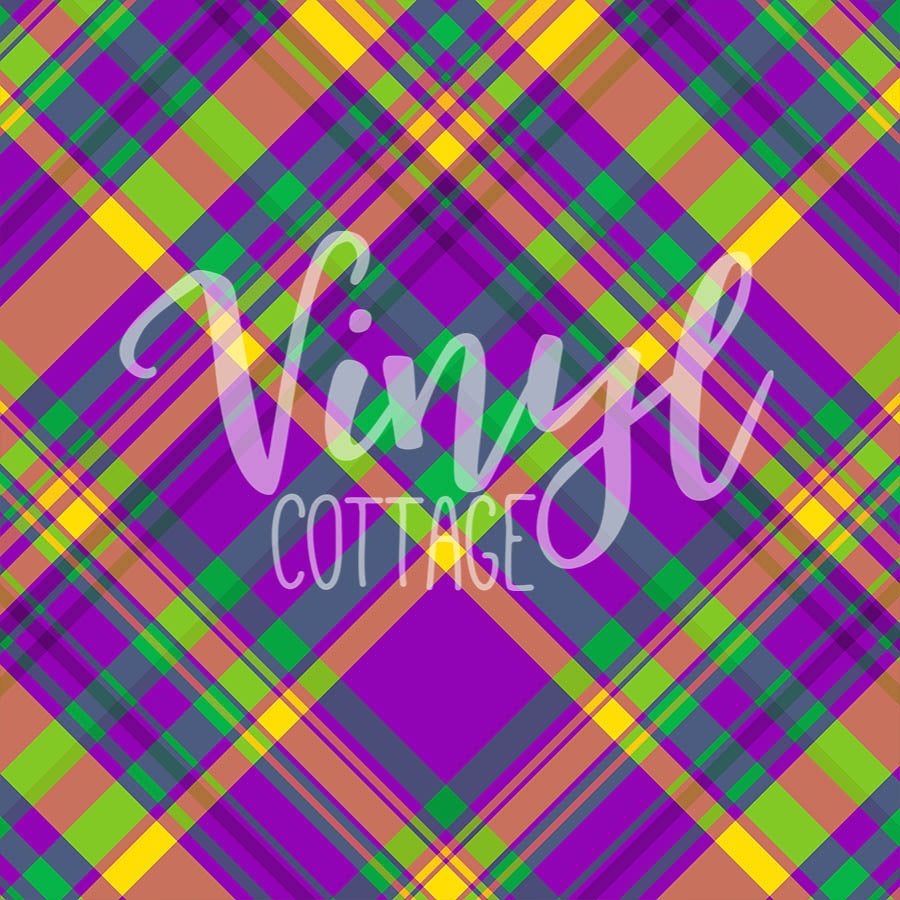 Mardi Gras Plaid 07