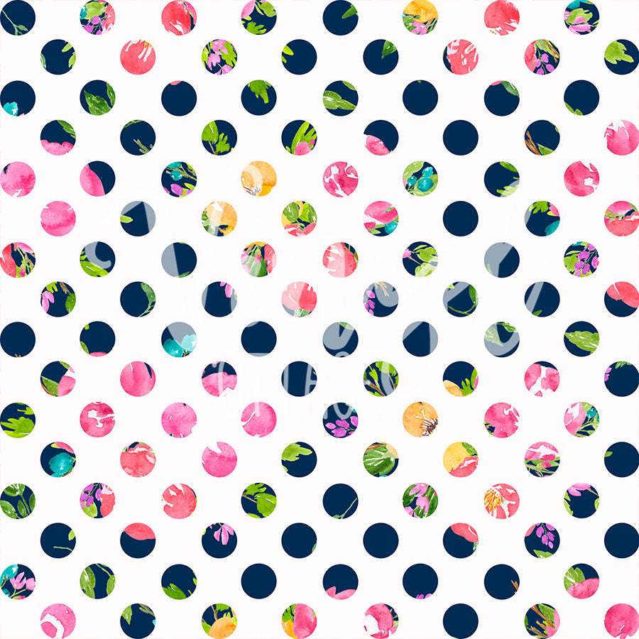 Navy Florals 07