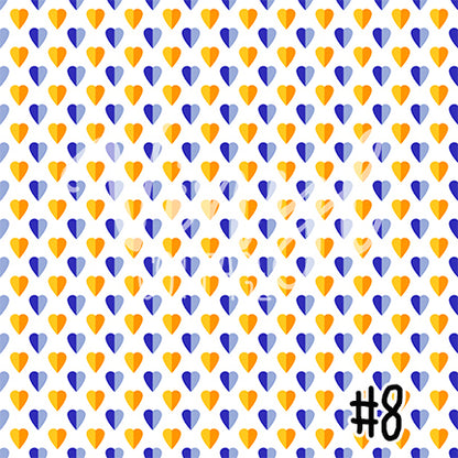 Blue and Orange Patterns