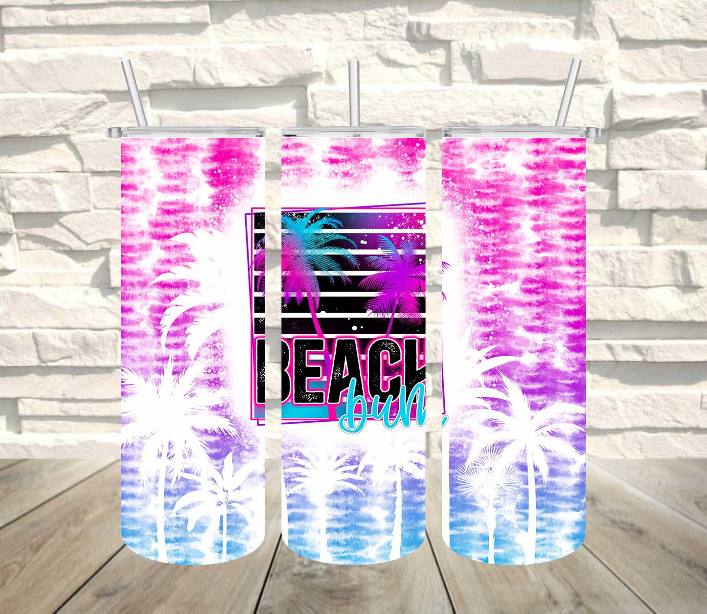 Beach Bum Tumbler Wrap ~ TW27