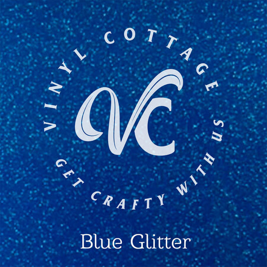 Blue Glitter Adhesive