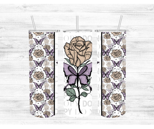 Butterfly Rose ~ Tumbler Wrap ~ TW02