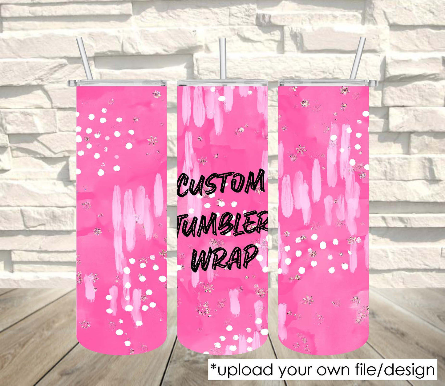 Custom Tumbler Wrap
