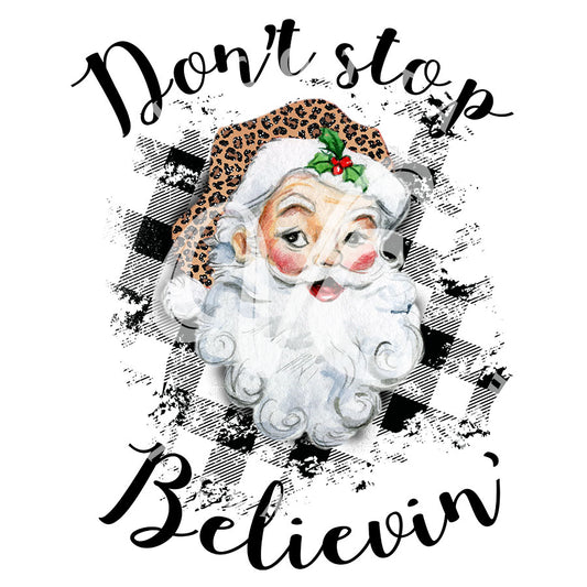 Dont Stop Believing Clear Decal