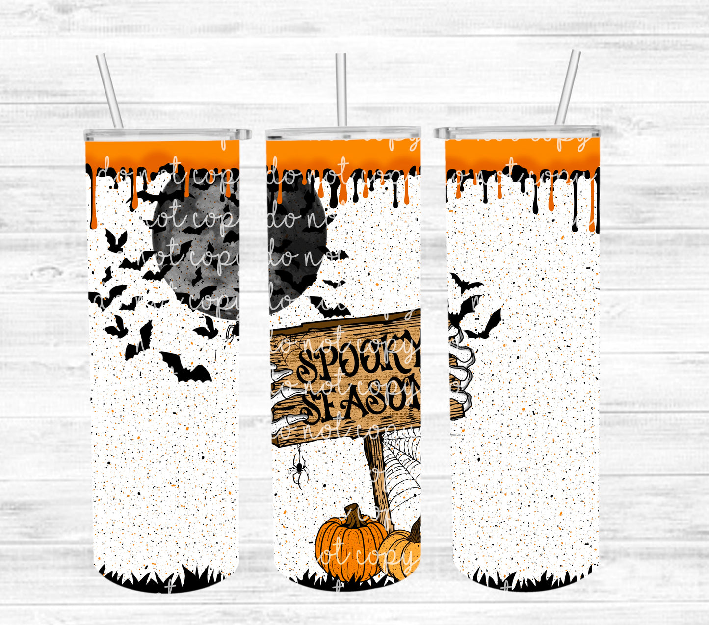 Spooky Season Tumbler Wrap ~ TW79