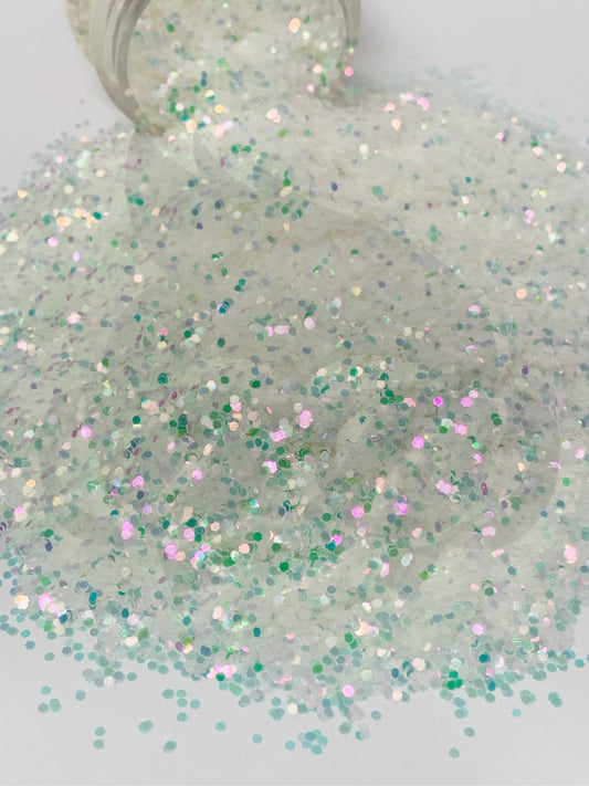Mother of Pearl Chunky Rainbow Glitter