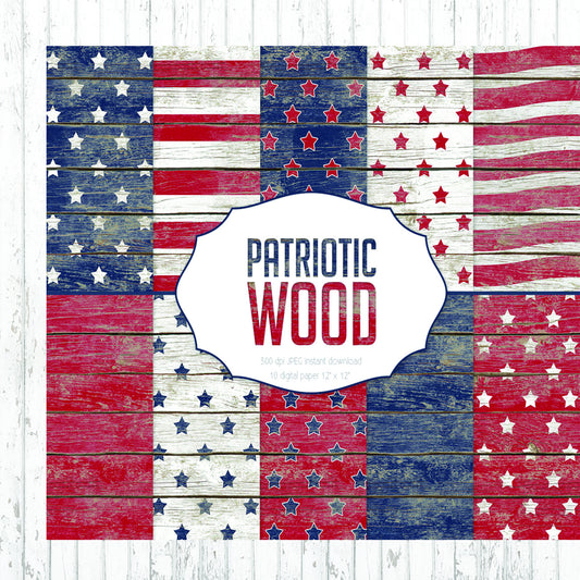Patriotic Wood