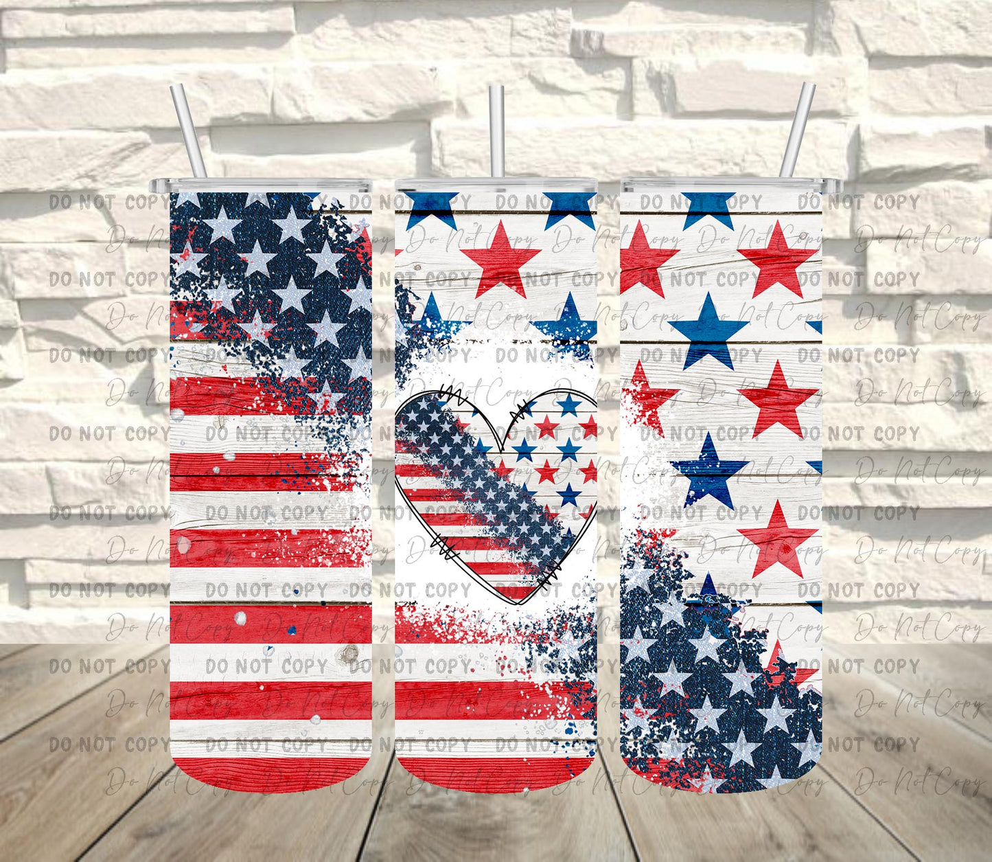 Patriotic ~ Tumbler Wrap ~ TW37