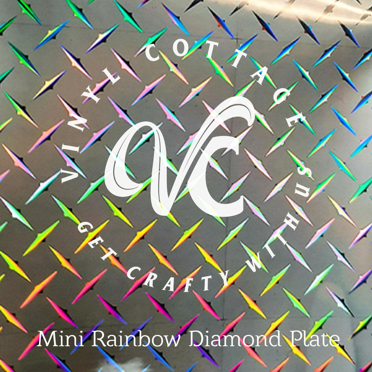 Mini Rainbow Diamond Plate