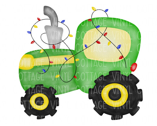 TR142 Christmas Tractor with Lights