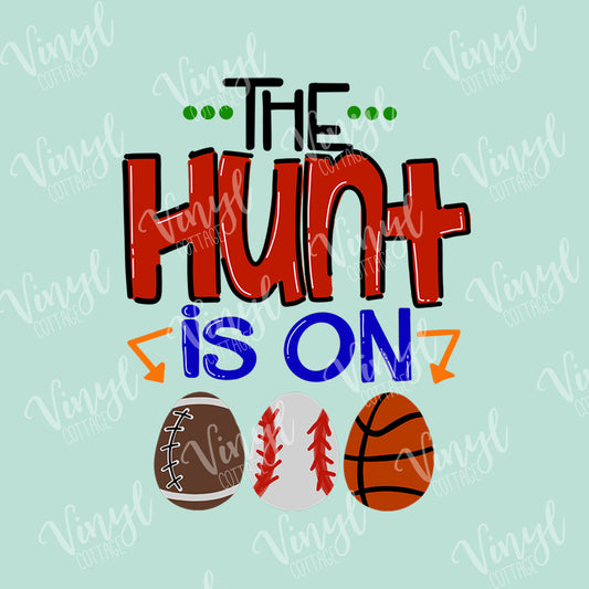 Easter The Hunt is On HTV Transfer-TR258