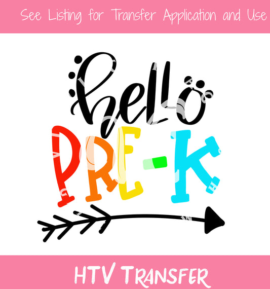 TR356-PK Hello Pre-K HTV