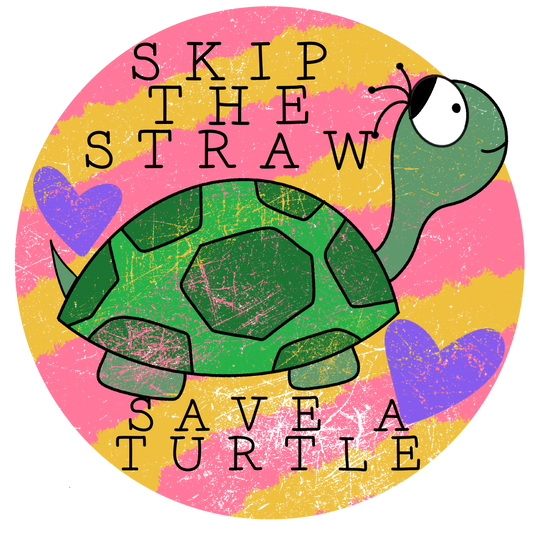 TR448 Skip the Straw Save the Turtles