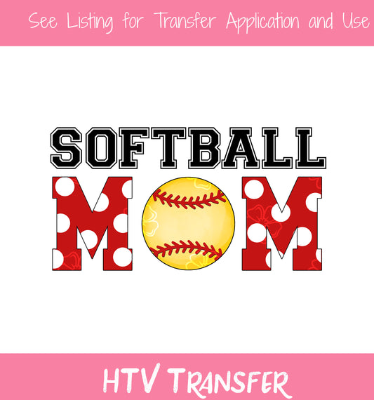 TR585 Softball Mom HTV