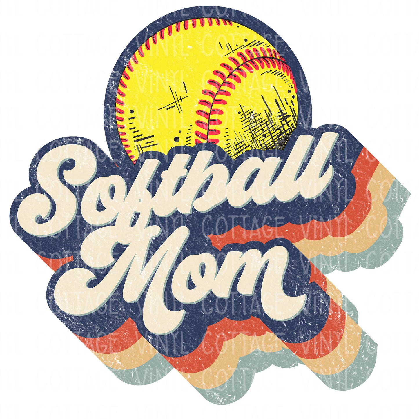 TR696 Softball Mom