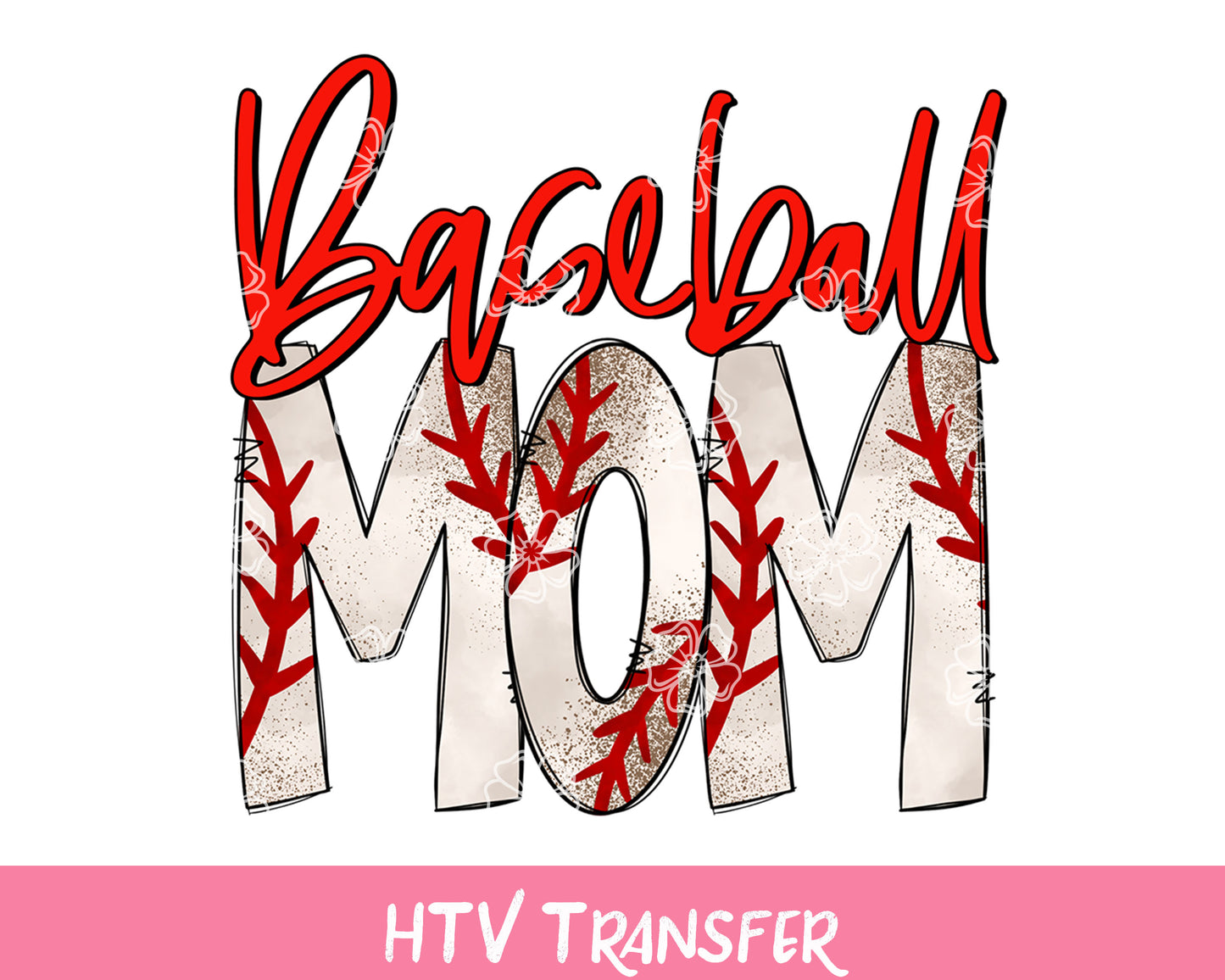 TR836 Baseball Mom HTV