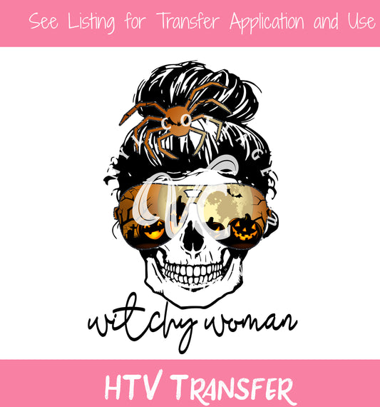 TR875 Witchy Woman Messy Bun HTV