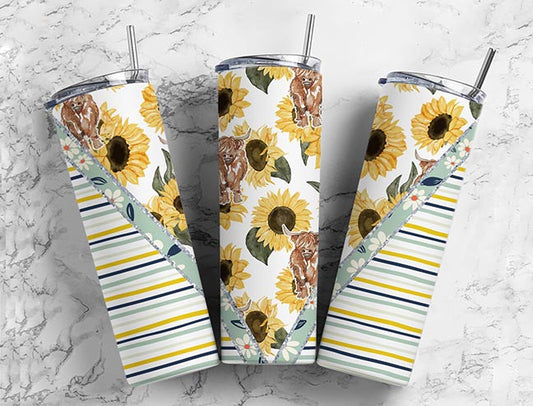 Spring Cows ~ Tumbler Wrap ~ TW41