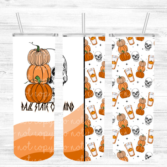 Fall State of Mind Tumbler Wrap