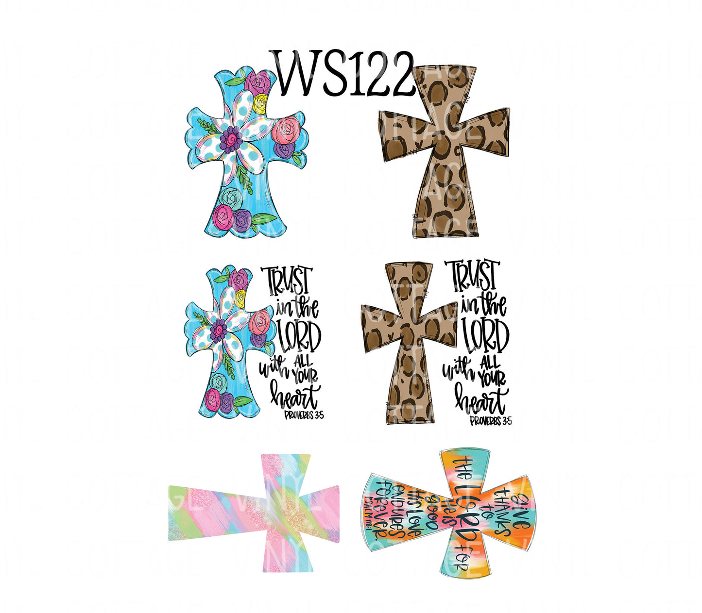 WS122 Cross Water Slide Sheet