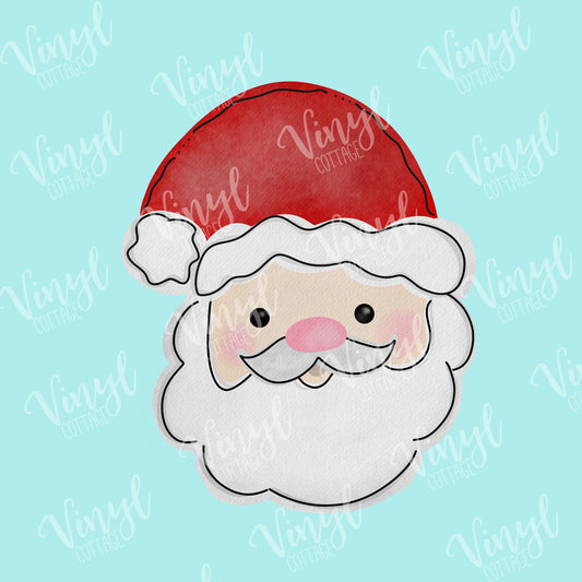 Watercolor Santa HTV Transfer-TR143