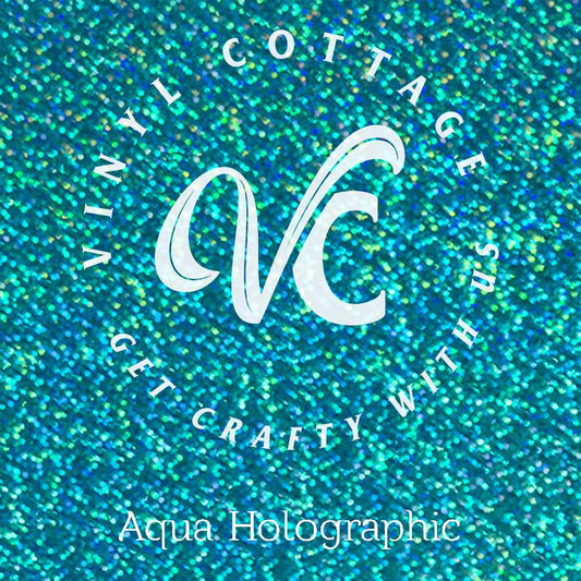 Aqua Holographic HTV