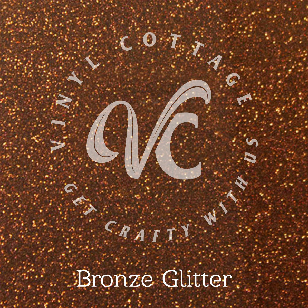 Bronze Glitter HTV