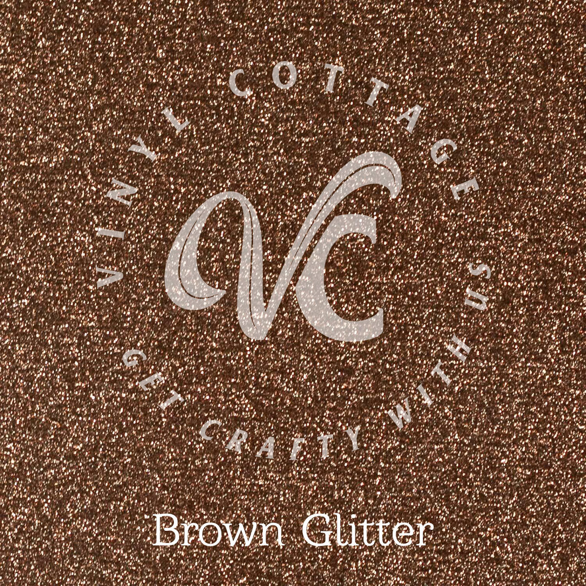 Brown Glitter HTV