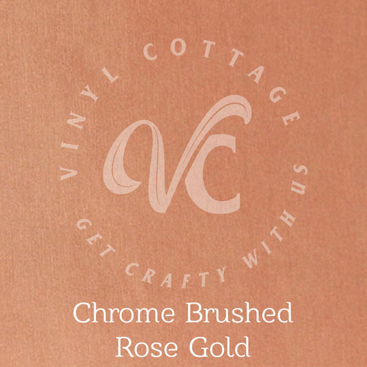 Brushed Rose Gold Chrome
