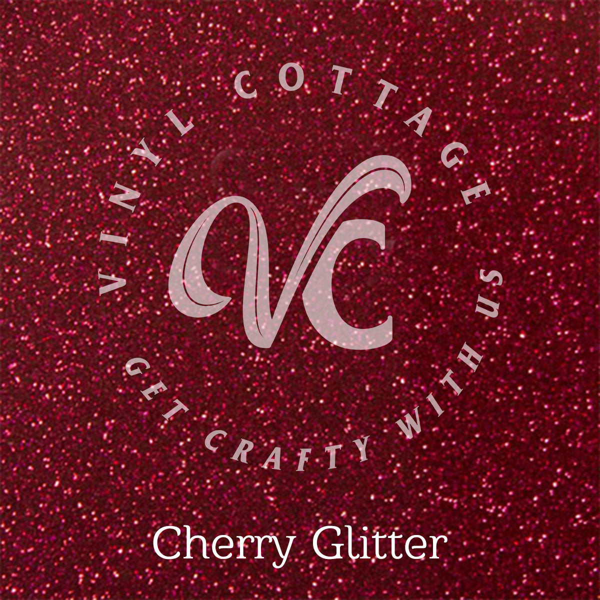 Cherry Glitter HTV