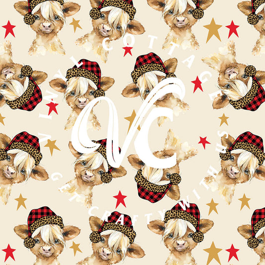 Highland Cow Christmas ~ CH07