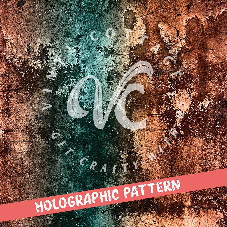 Copper Patina ~ Holographic Vinyl ~ HG04