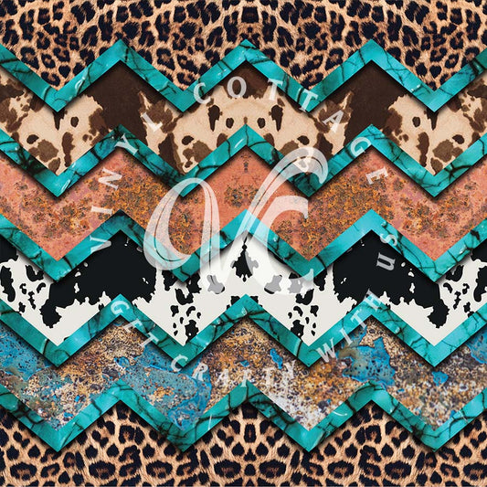Cowhide Turquoise 02