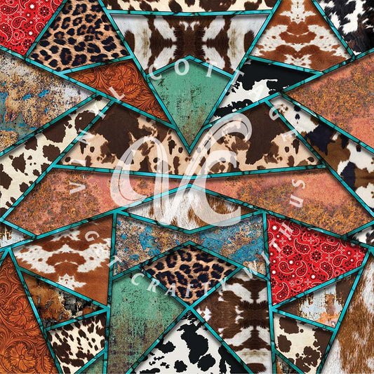 Cowhide Turquoise 03