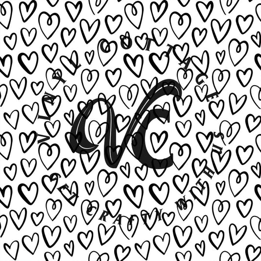 Doodles Hearts ~ PV158