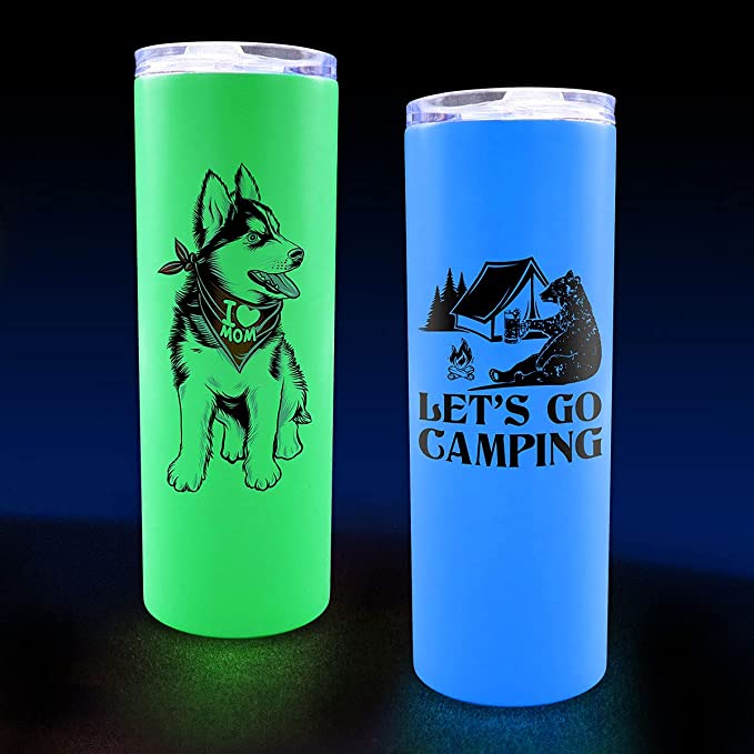 20 oz Glow In the Dark Sublimation Tumbler