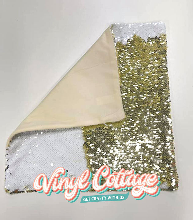 Gold Sequin Pillow