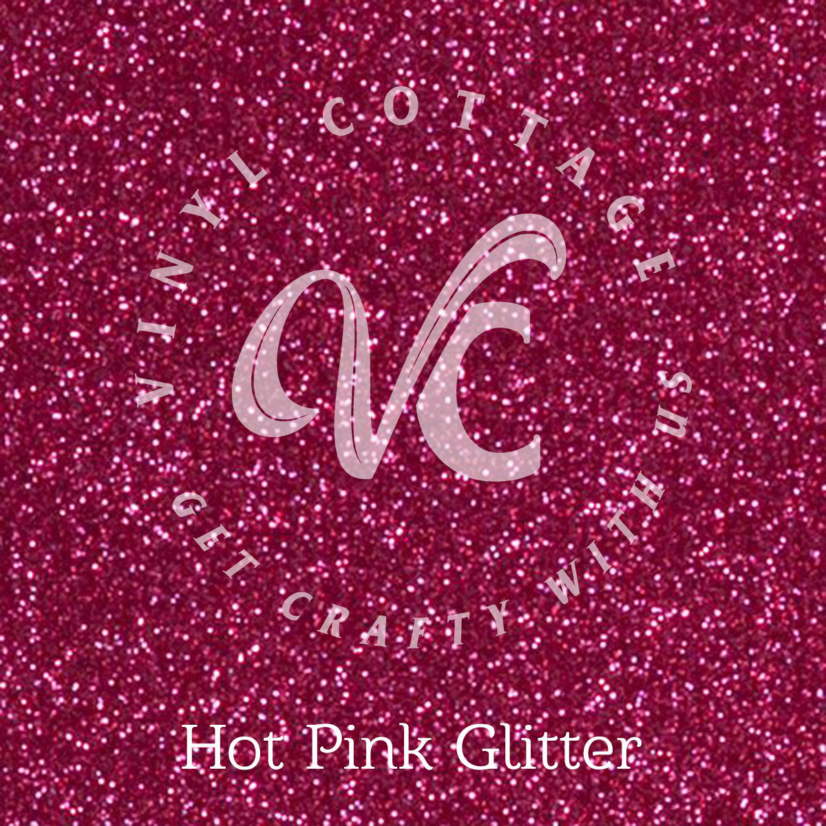 Hot Pink Glitter HTV
