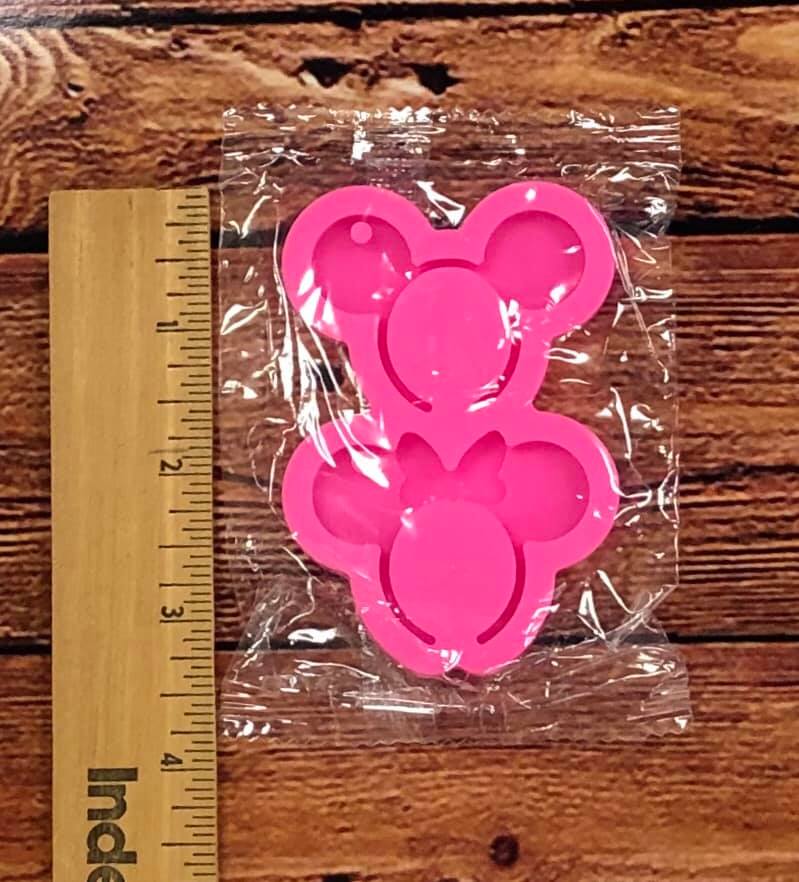 Mr and Miss Mouse Headband Silicone Mold