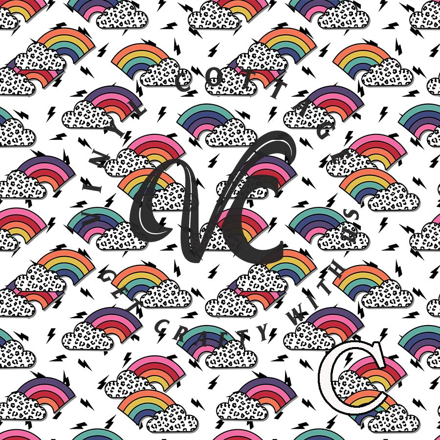 Leopard Cloud Rainbow ~ PV117