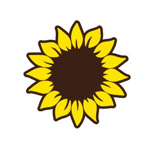 Sunflower02 1.5" Badge Reel (NO HOLE) Acrylic