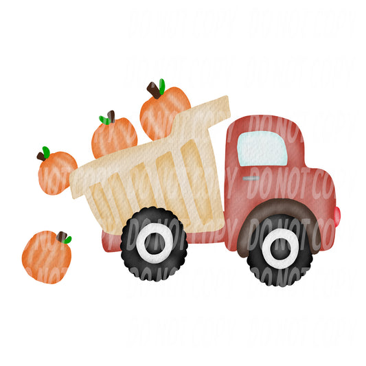 TR422 Pumpkin Dump Truck Transfer