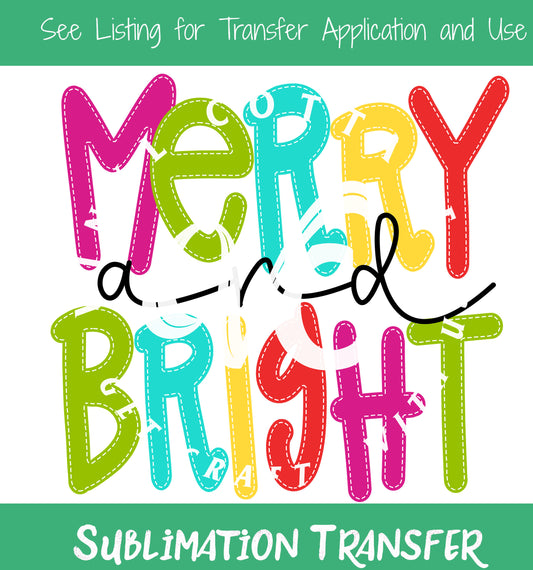 TR472 Merry and Bright Sublimation