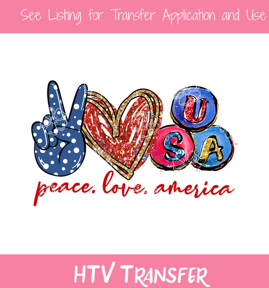 TR719 Peace Love USA HTV