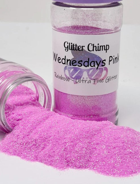 Wednesdays Pink Ultra Fine Rainbow ~ Glitter Chimp