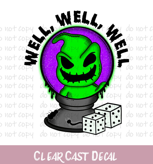 Well Well Well ~ White Ink Decal ~ WC105