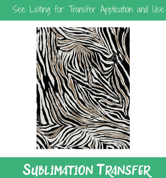 Zebra 01 Sublimation Pattern